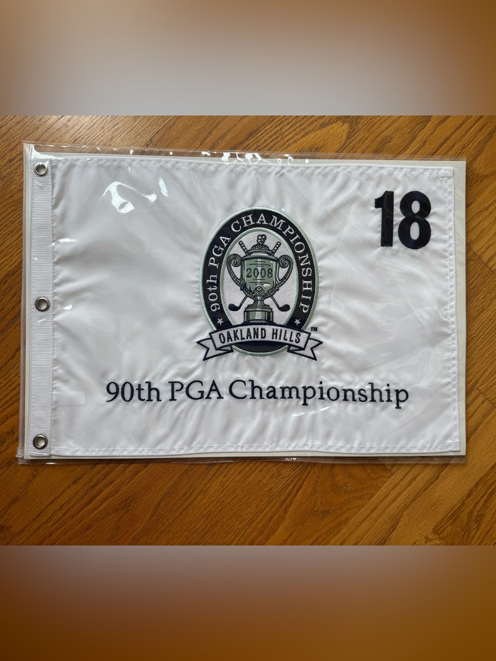 90th PGA Championship Oakland Hills Golf Pin Flag - White - NWT
